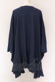 画像3: ANGLOMANIA 中古 / コットンガーゼワイドカットワンピース 38 ネイビー  O-25-02-23-103-op-YM-ZY (3)