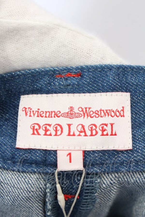 画像5: ヴィヴィアンウエストウッド 中古 / コットンストレッチデニムサルエルパンツ 1 インディゴ  O-25-02-23-123-pa-YM-ZH (5)