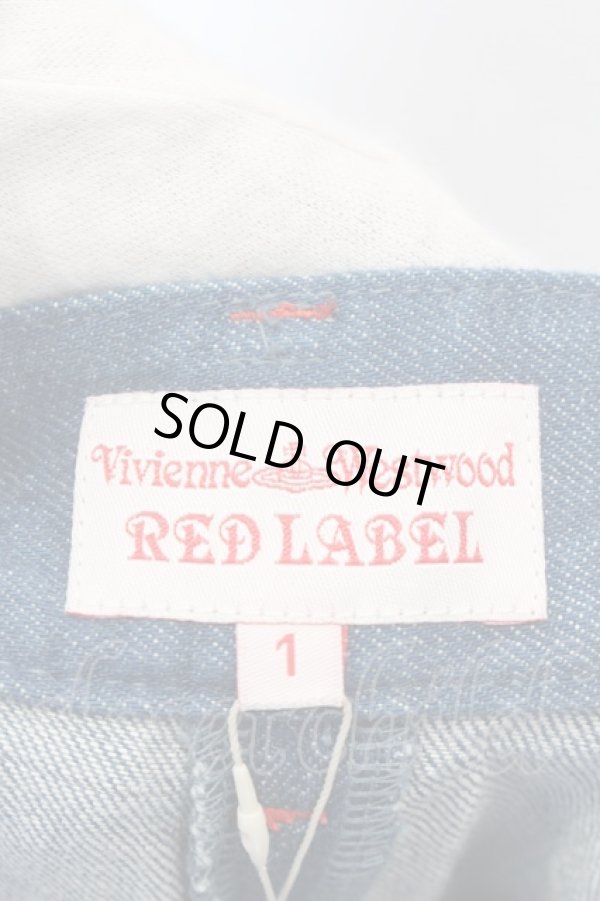 画像5: ヴィヴィアンウエストウッド 中古 / コットンストレッチデニムサルエルパンツ 1 インディゴ  O-25-02-23-123-pa-YM-ZH (5)