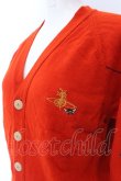 画像2: ヴィヴィアンウエストウッド 中古 / Johnstons of Elginコラボニットカーディガン XS レッドｘブルー  O-25-03-09-017-to-YM-ZH (2)