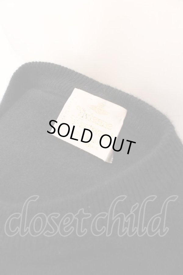 画像7: ヴィヴィアンウエストウッド 中古 / GOLD LABEL カラーオーブ刺繍カーディガン  ブラック  O-25-03-09-019-to-YM-OS (7)