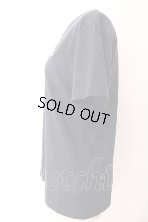 画像3: ヴィヴィアンウエストウッド MAN 中古 / 銀オーブ刺繍クルーネックTシャツ M ネイビー  O-25-03-09-020-ts-YM-OS (3)