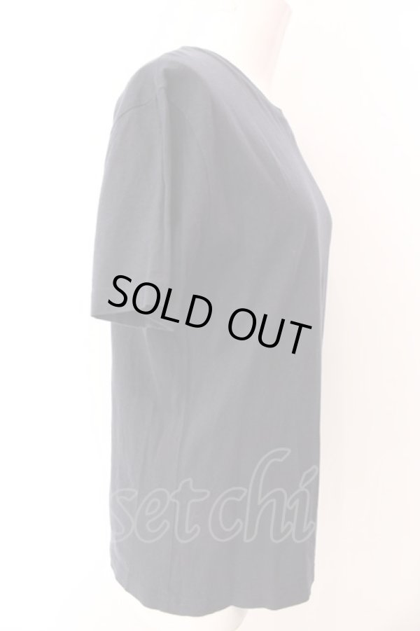 画像4: ヴィヴィアンウエストウッド MAN 中古 / 銀オーブ刺繍クルーネックTシャツ M ネイビー  O-25-03-09-020-ts-YM-OS (4)