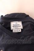 画像6: ヴィヴィアンウエストウッド MAN 中古 / 銀オーブ刺繍クルーネックTシャツ M ネイビー  O-25-03-09-020-ts-YM-OS (6)