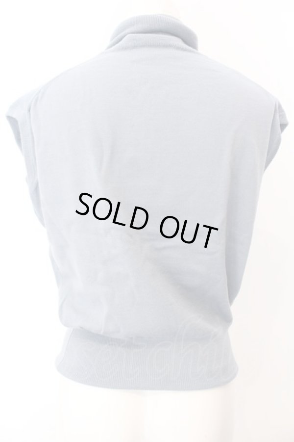 画像5: ヴィヴィアンウエストウッド 中古 / カラーオーブ刺繍タートルネックベスト  ブルー  O-25-03-09-024-to-YM-OS (5)