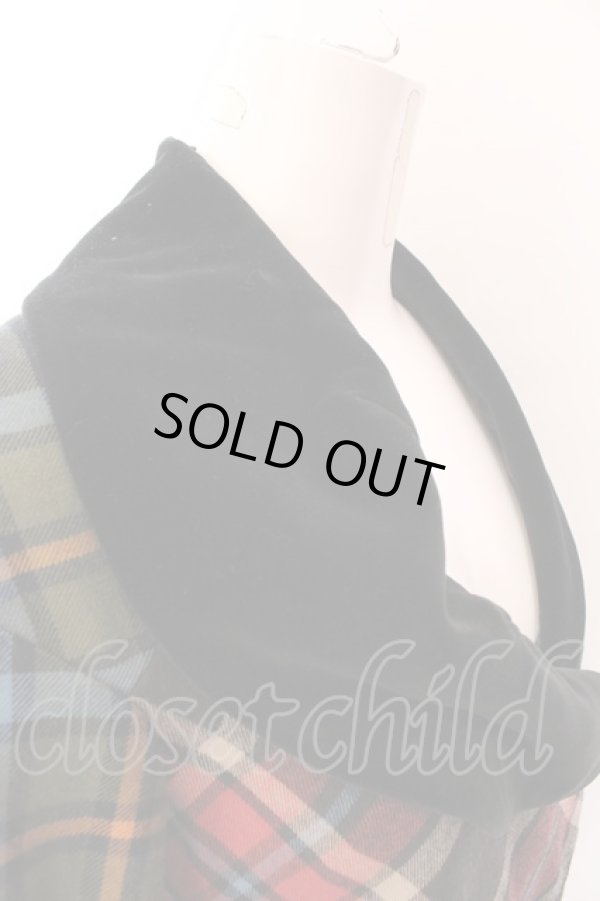 画像4: ヴィヴィアンウエストウッド 中古 / ユニバーサルチェックジャケット 2 マルチ  O-25-03-09-025-jc-YM-OS (4)