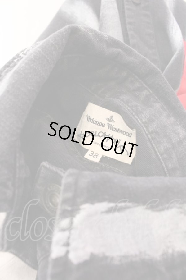 画像6: ANGLOMANIA 中古 / アナーキーシャツ 38 ブラック  O-25-03-09-026-op-YM-OS (6)