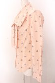 画像2: ヴィヴィアンウエストウッド 中古 / オーブドットタイフロントシャツ 2 ピンク  O-25-03-09-029-bl-YM-OS (2)