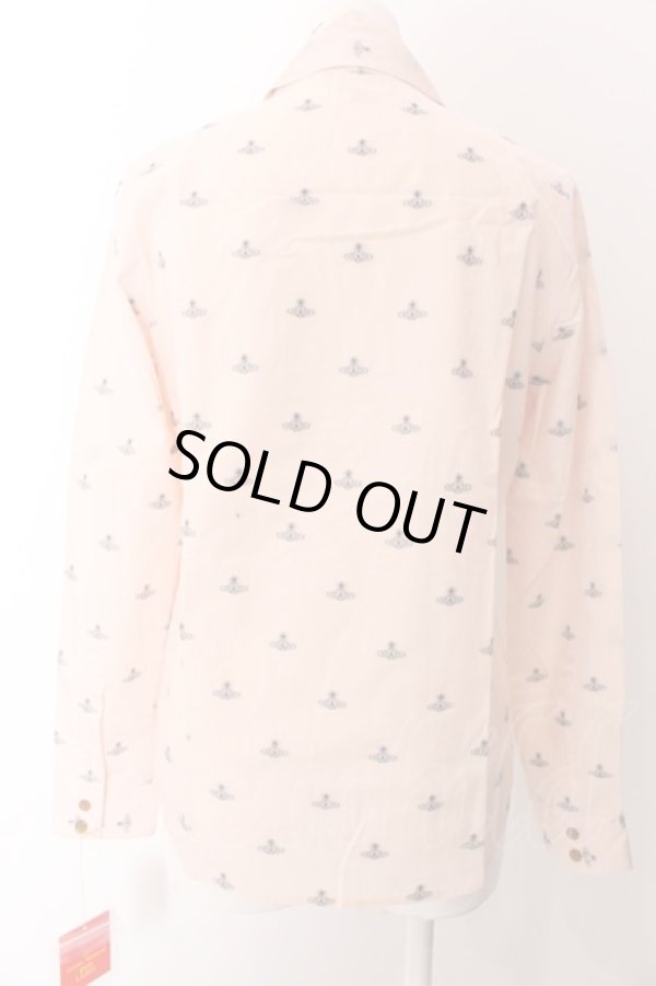 画像5: ヴィヴィアンウエストウッド 中古 / オーブドットタイフロントシャツ 2 ピンク  O-25-03-09-029-bl-YM-OS (5)