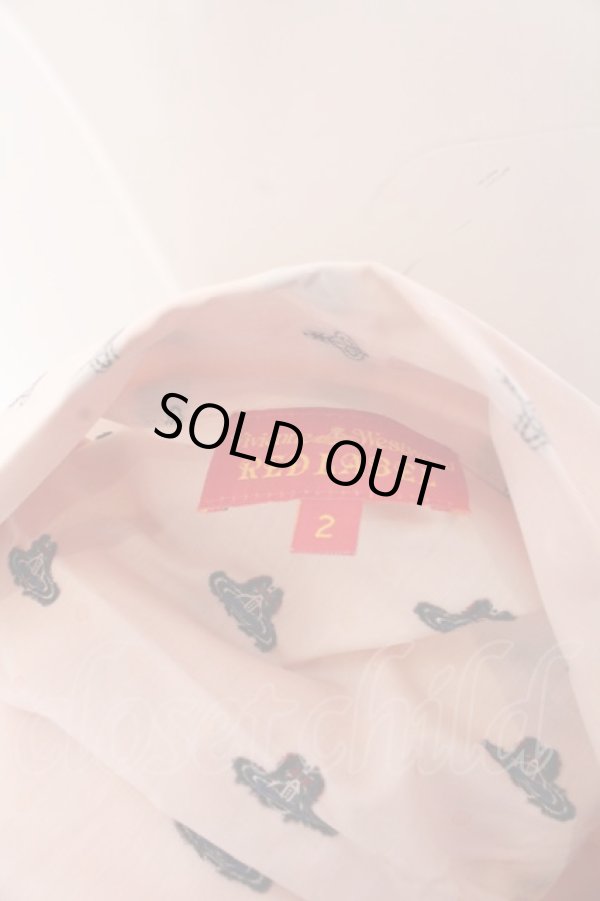 画像6: ヴィヴィアンウエストウッド 中古 / オーブドットタイフロントシャツ 2 ピンク  O-25-03-09-029-bl-YM-OS (6)