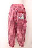 画像5: ヴィヴィアンウエストウッド 中古 / ギンガムチェックパンツ 00 レッド  O-25-03-09-039-pa-YM-OS (5)