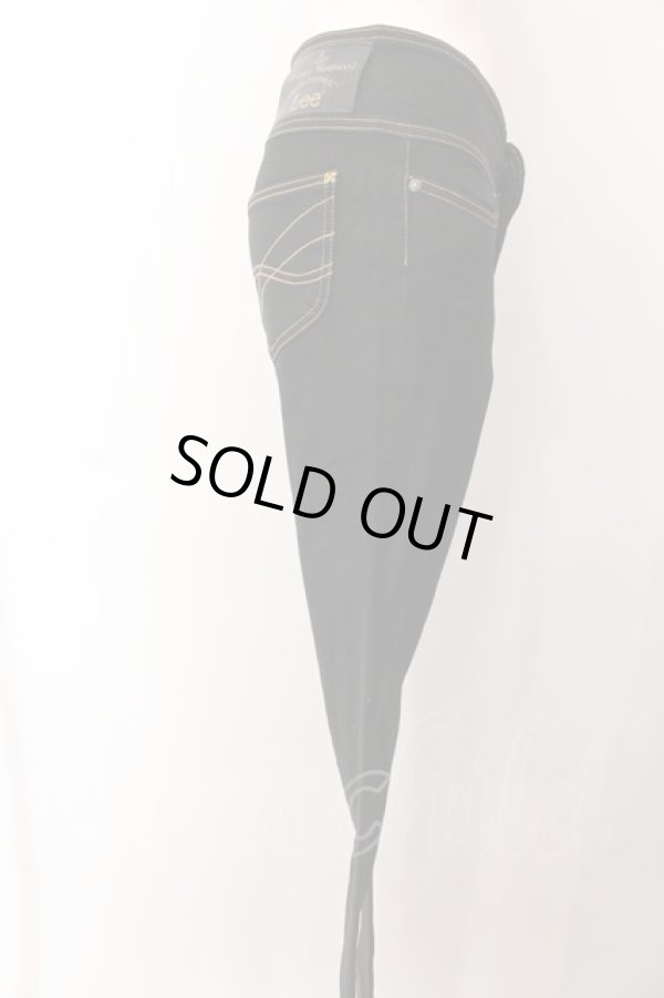 画像4: ヴィヴィアンウエストウッド Anglomania and Lee 中古 / CLONE JEANS  W27 ブラック  O-25-03-09-042-pa-YM-ZH (4)