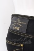 画像5: ヴィヴィアンウエストウッド Anglomania and Lee 中古 / CLONE JEANS  W27 ブラック  O-25-03-09-042-pa-YM-OS (5)