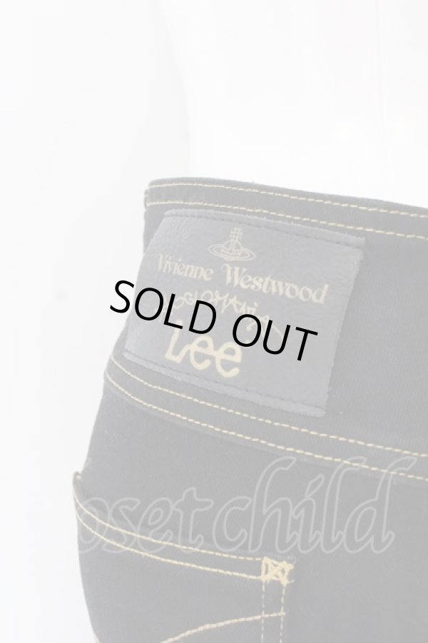 画像5: ヴィヴィアンウエストウッド Anglomania and Lee 中古 / CLONE JEANS  W27 ブラック  O-25-03-09-042-pa-YM-ZH (5)