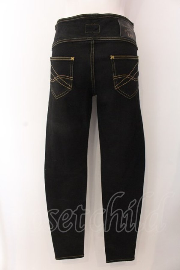 画像6: ヴィヴィアンウエストウッド Anglomania and Lee 中古 / CLONE JEANS  W27 ブラック  O-25-03-09-042-pa-YM-ZH (6)