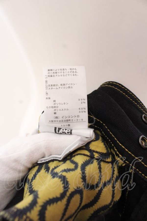 画像8: ヴィヴィアンウエストウッド Anglomania and Lee 中古 / CLONE JEANS  W27 ブラック  O-25-03-09-042-pa-YM-ZH (8)