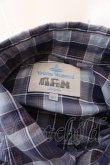 画像6: ヴィヴィアンウエストウッド MAN 中古 / カラーオーブ刺繍半袖チェックブラウス 46 ブルー系  O-25-03-09-044-bl-IG-OS (6)
