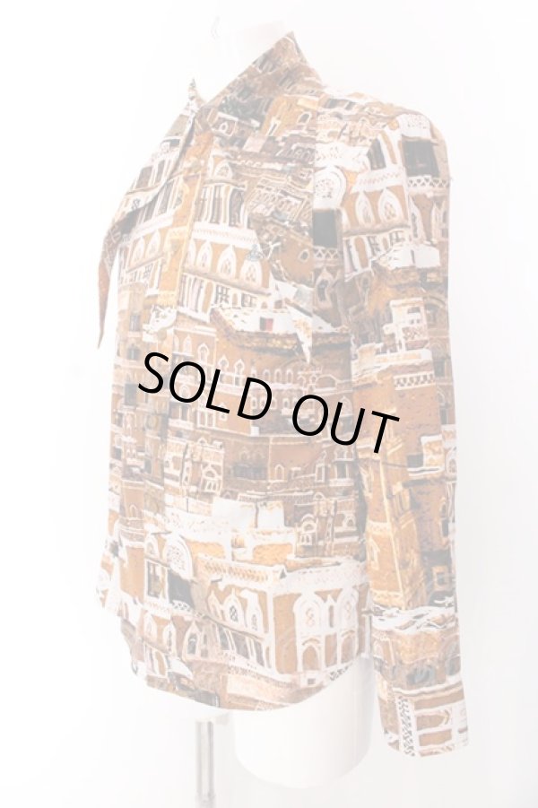 画像3: ヴィヴィアンウエストウッド MAN 中古 / バレエリュスハリスカラーシャツ 44 ブラウン系  O-25-03-09-046-bl-YM-ZH (3)