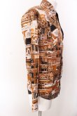 画像4: ヴィヴィアンウエストウッド MAN 中古 / バレエリュスハリスカラーシャツ 44 ブラウン系  O-25-03-09-046-bl-YM-OS (4)