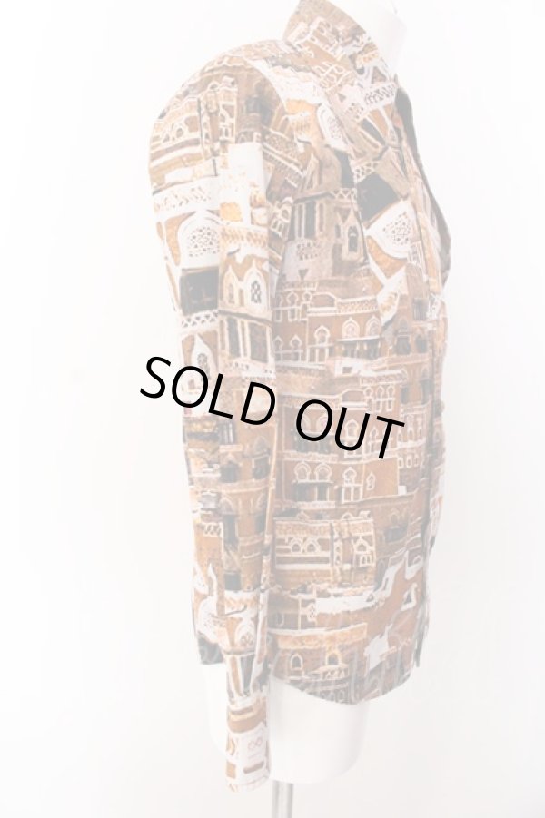 画像4: ヴィヴィアンウエストウッド MAN 中古 / バレエリュスハリスカラーシャツ 44 ブラウン系  O-25-03-09-046-bl-YM-ZH (4)