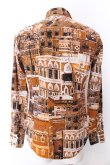 画像5: ヴィヴィアンウエストウッド MAN 中古 / バレエリュスハリスカラーシャツ 44 ブラウン系  O-25-03-09-046-bl-YM-OS (5)