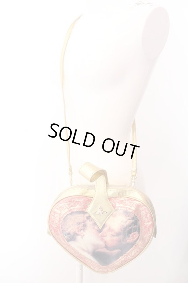 画像2: ヴィヴィアンウエストウッド 中古 / アーカイブハートバッグ  ゴールド  O-25-03-09-047-ba-YM-OS (2)