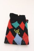 画像2: ヴィヴィアンウエストウッド 中古 / デザインソックス 23-24 ブラックｘマルチ  O-25-03-09-071-gd-YM-OS (2)
