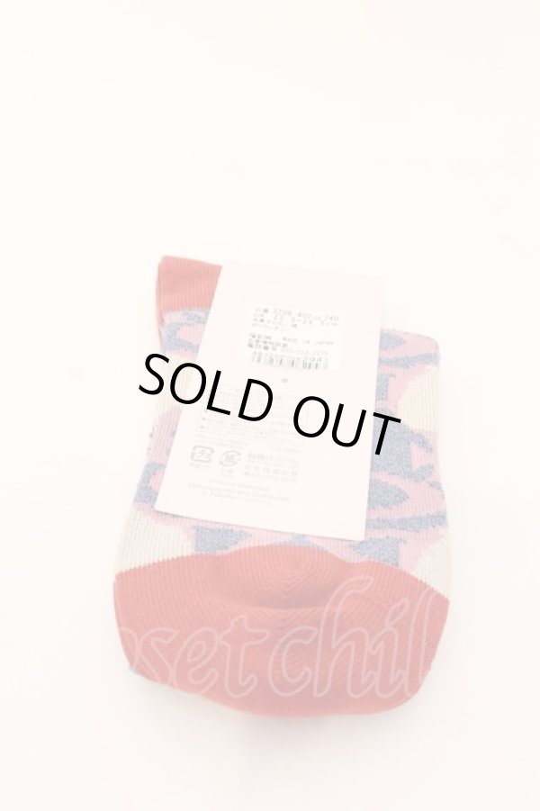 画像2: ヴィヴィアンウエストウッド 中古 / デザインソックス 22.5-24.5 レッドｘブルー  O-25-03-09-075-gd-YM-OS (2)