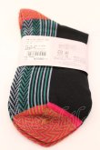 画像2: ヴィヴィアンウエストウッド 中古 / デザインソックス 23-24 ブラックｘマルチ  O-25-03-09-079-gd-YM-OS (2)