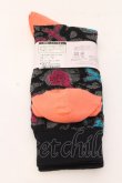 画像2: ヴィヴィアンウエストウッド 中古 / デザインソックス 23-24 ブラックｘグレーｘマルチ  O-25-03-09-080-gd-YM-OS (2)