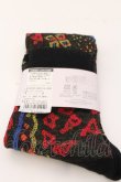 画像2: ヴィヴィアンウエストウッド 中古 / デザインソックス 23-24 ブラックｘマルチ  O-25-03-09-082-gd-YM-OS (2)