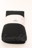 画像2: ヴィヴィアンウエストウッド 中古 / リブビッグ刺繍タイツ M-L ブラック  O-25-03-09-096-gd-YM-OS (2)