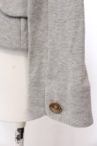 画像5: ヴィヴィアンウエストウッド 中古 / スウェットラブジャケット 2 グレーxブラック  O-25-03-09-007-jc-YM-OS (5)