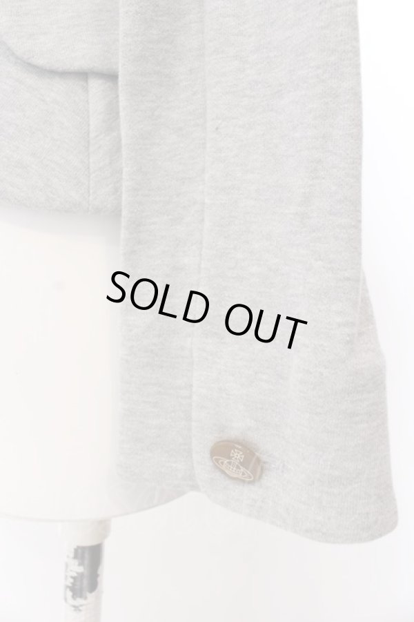 画像5: ヴィヴィアンウエストウッド 中古 / スウェットラブジャケット 2 グレーxブラック  O-25-03-09-007-jc-YM-OS (5)