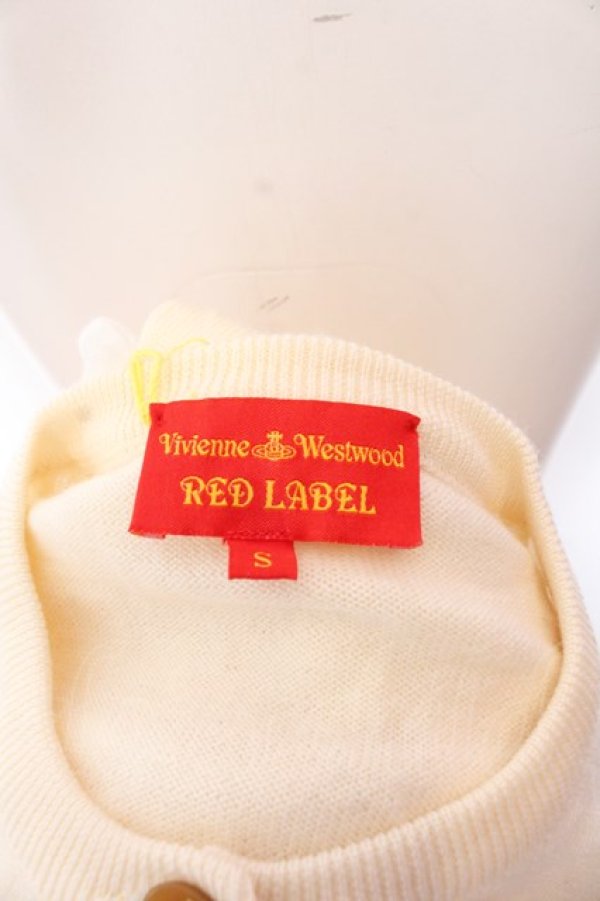 画像7: ヴィヴィアンウエストウッド 中古 / カラーオーブ刺繍カーディガン S ホワイト  O-25-03-09-012-to-YM-ZI (7)