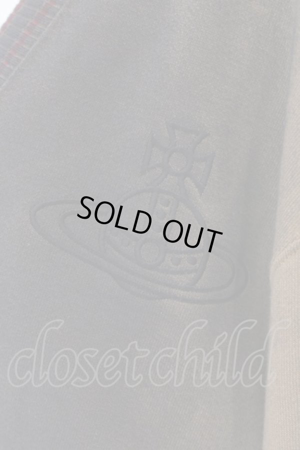 画像2: ヴィヴィアンウエストウッド 中古 / スプレーダイVネックカーディガン 00 ベージュ  O-25-03-16-018-to-YM-OS (2)