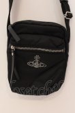 画像2: ヴィヴィアンウエストウッド 中古 / エナメルORB 縦型ショルダーバッグ  ブラック  O-25-03-16-020-ba-IG-ZI (2)