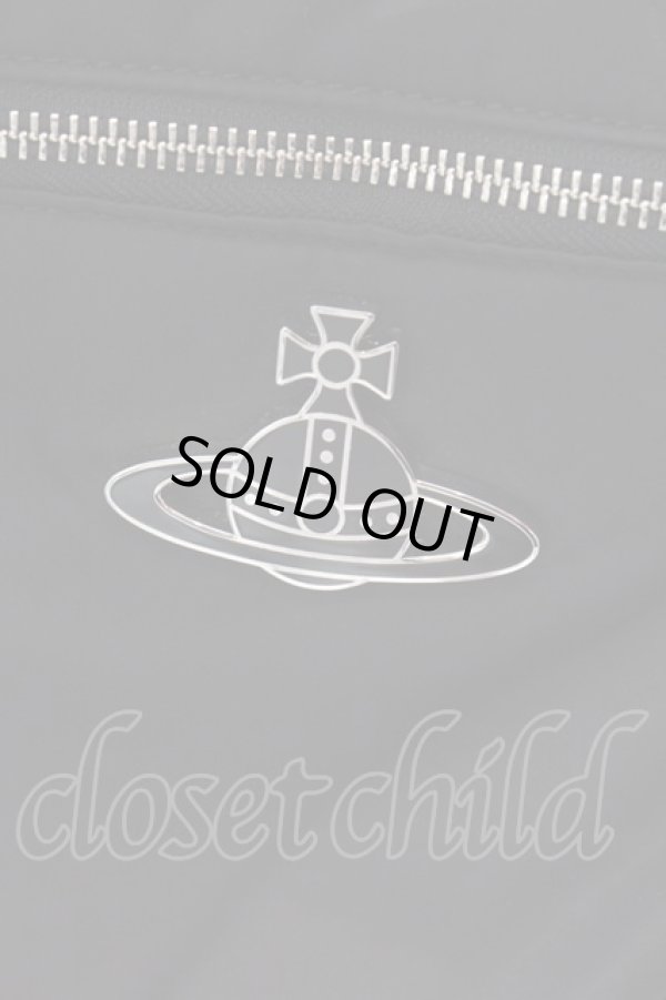 画像3: ヴィヴィアンウエストウッド 中古 / エナメルORB 縦型ショルダーバッグ  ブラック  O-25-03-16-020-ba-IG-ZI (3)