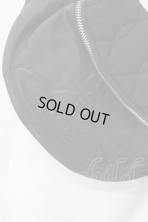 画像2: ヴィヴィアンウエストウッド 中古 / “キルト” ボディバッグ  ブラック  O-25-03-16-021-ba-IG-ZI (2)