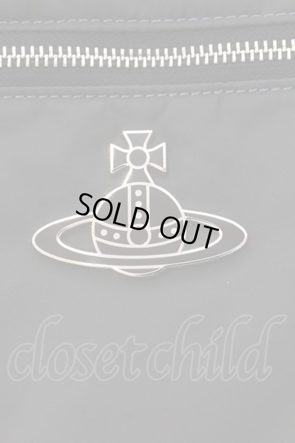 画像2: ヴィヴィアンウエストウッド 中古 / “エナメルORB” 2WAYショルダーバッグ  グレー×ブラック  O-25-03-16-022-ba-IG-OS (2)