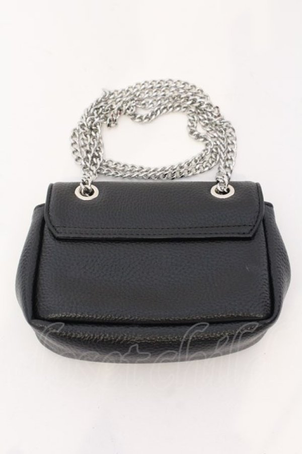 画像3: ヴィヴィアンウエストウッド 中古 / SMALL PURSE CHAIN ミニバッグ  ブラックxシルバー  O-25-03-16-025-ba-YM-OS (3)