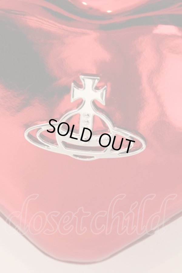 画像2: ヴィヴィアンウエストウッド 中古 / JOHANNA HEART クロスボディバッグ  レッド  O-25-03-16-026-ba-YM-OS (2)