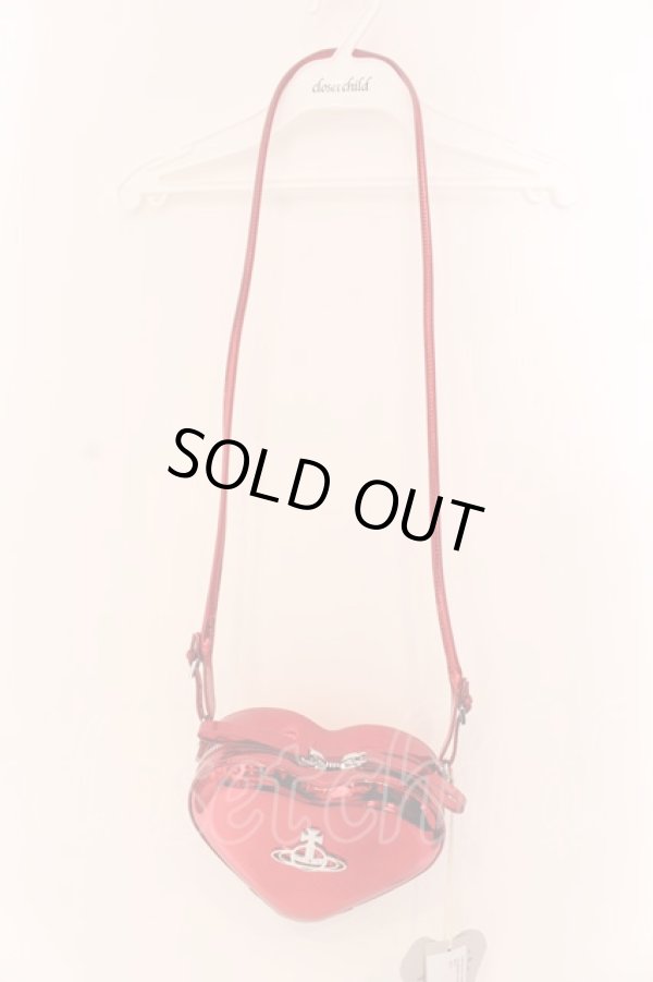 画像3: ヴィヴィアンウエストウッド 中古 / JOHANNA HEART クロスボディバッグ  レッド  O-25-03-16-026-ba-YM-OS (3)