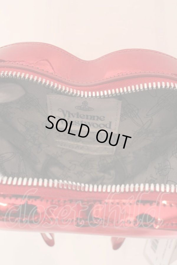 画像5: ヴィヴィアンウエストウッド 中古 / JOHANNA HEART クロスボディバッグ  レッド  O-25-03-16-026-ba-YM-OS (5)