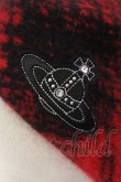 画像3: ヴィヴィアンウエストウッド 中古 / ウールタータンニットキャップ M レッド  O-25-03-16-031-ha-YM-OS (3)