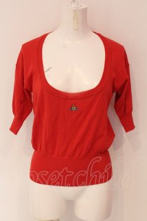 ヴィヴィアンウエストウッド 中古 / MOON柄Tシャツ 2 オレンジＸネイビー  I-24-12-18-017-to-HD-ZI ヴィヴィアンウエストウッド 中古 / GALAXY ボーイズTシャツ01