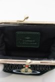 画像4: ヴィヴィアンウエストウッド 中古 / EMBROIDERED ORB FRAME COIN PURSE　ガマ口コインケース  グリーン  O-25-03-16-044-gd-YM-OS (4)