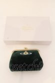 画像5: ヴィヴィアンウエストウッド 中古 / EMBROIDERED ORB FRAME COIN PURSE　ガマ口コインケース  グリーン  O-25-03-16-044-gd-YM-OS (5)