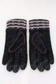 画像3: ヴィヴィアンウエストウッド 中古 / レザーステッチグローブ  ブラックｘピンク  O-25-03-16-046-gd-YM-OS (3)