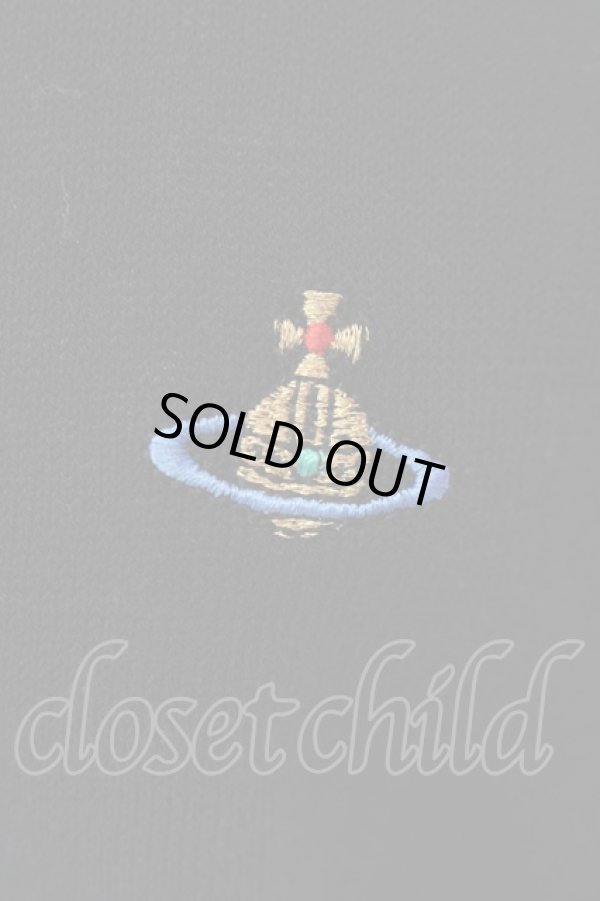 画像3: ヴィヴィアンウエストウッド 中古 / カラーオーブ刺繍カーディガン XS ブラック  O-25-03-16-007-to-YM-OS (3)